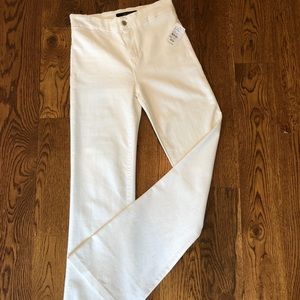 J brand white jeans wide leg
